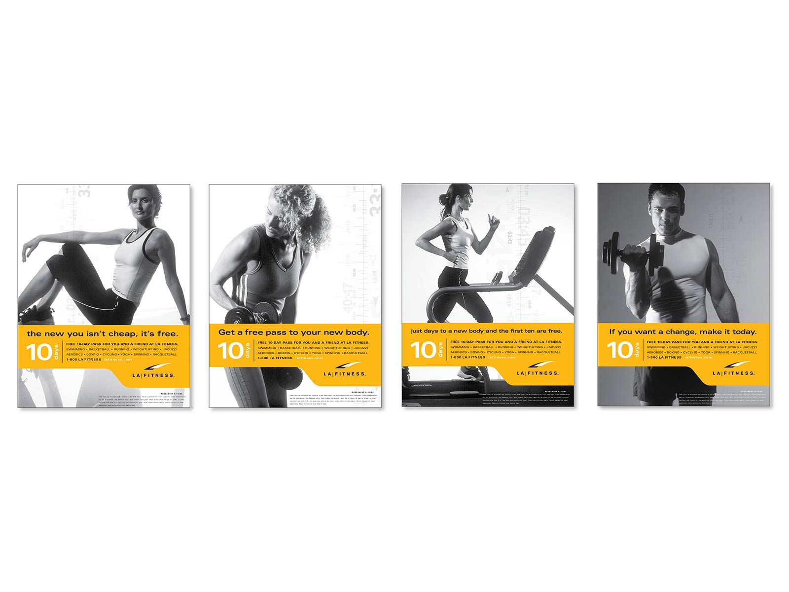 LA Fitness Branding and Identity