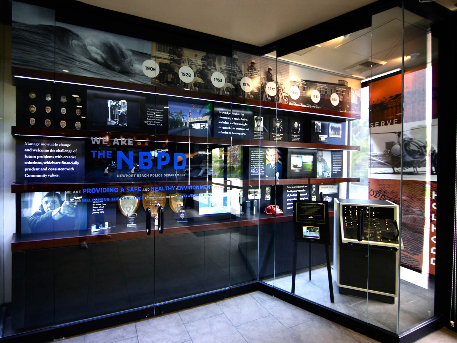 Newport Beach Police Department Interior Design