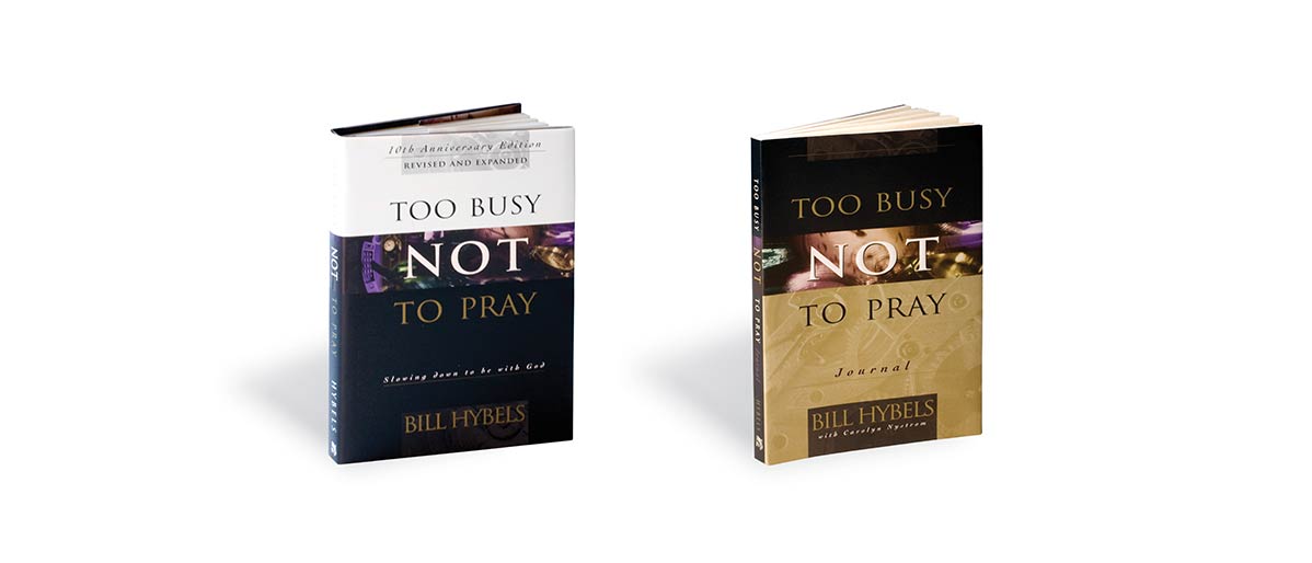 Too Busy Not To Pray Book Design