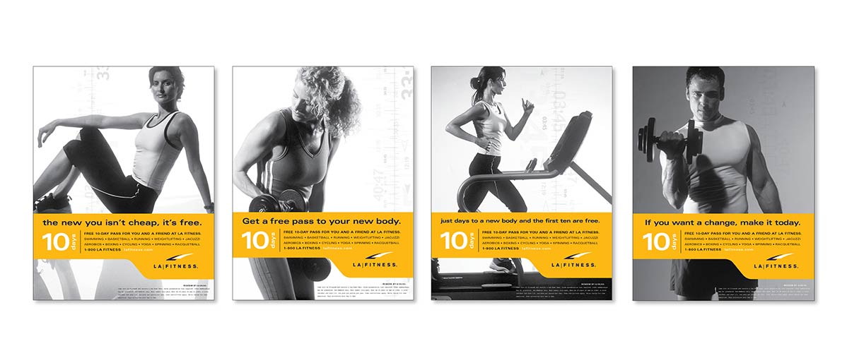 LA Fitness's Advertisement Design
