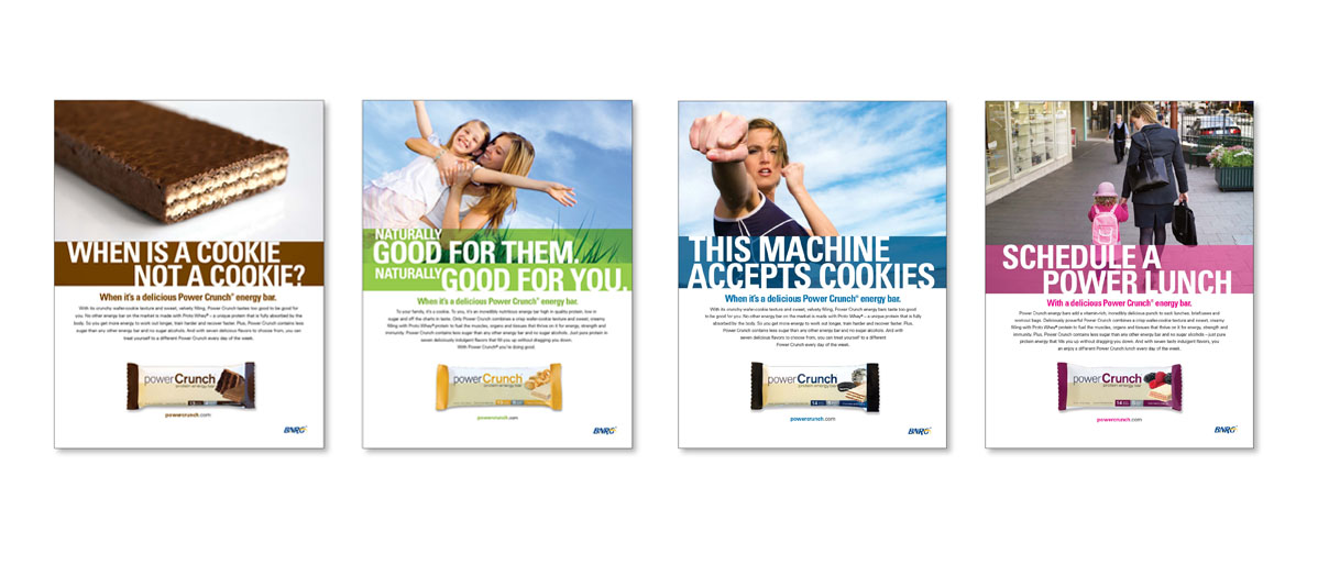 Power Chrunch Advertisement's Design